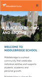 Mobile Screenshot of middlebridgeschool.org